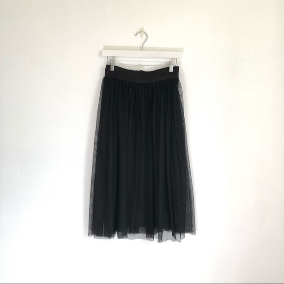 love, Fire Dresses & Skirts - Love, Fire Black Tulle Balletcore Midi Skirt Size Small